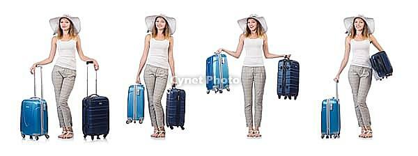 Woman planning to go on summer vacation [IBR125094418]