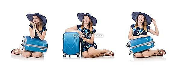 Woman planning to go on summer vacation [IBR125094431]