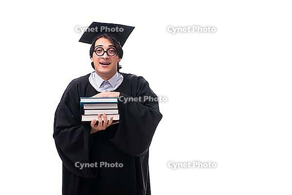 Young handsome man graduating from university [IBR125118050]