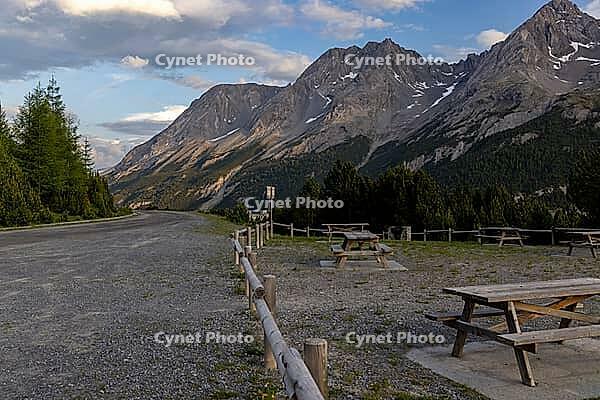 Picnic Area, Area picnic Cava a Imbuto, Lake San Giacomo di Fraele, Cancano area, Valdidentro, Sondrio, Italy [IBR125163398]