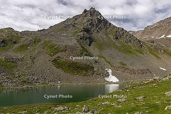 Lago Campaccio, mountain lake, Valdisotto, Sondrio, Italy [IBR125163409]