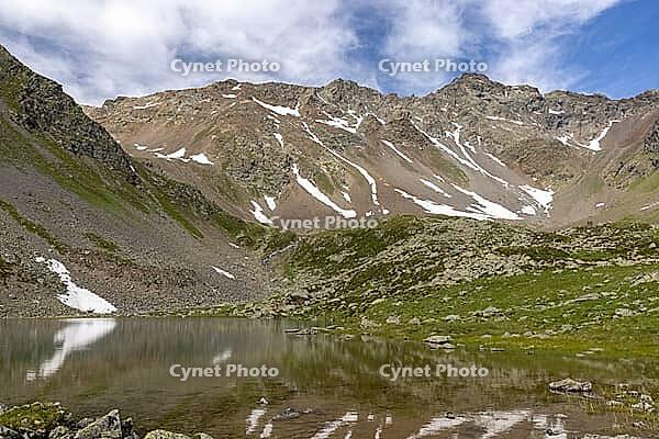 Lago Campaccio, mountain lake, Valdisotto, Sondrio, Italy [IBR125163418]