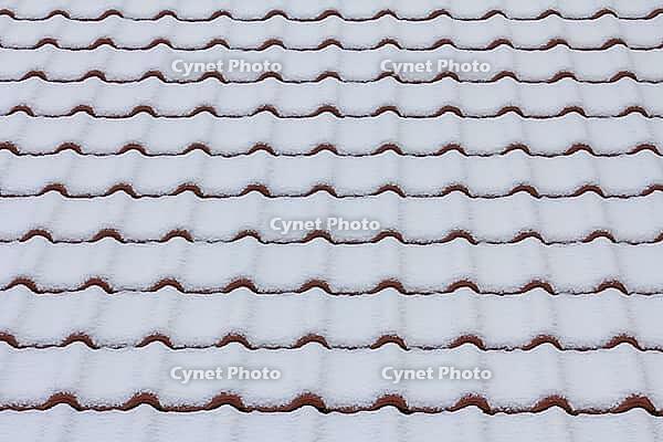 Roof tiles in the snow [IBR125180330]