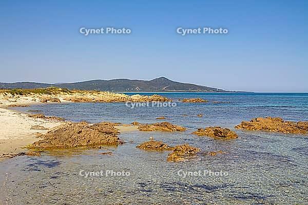 View across San Giovanni Bay to the north of the coastal mountains near Posada [IBR125180352]