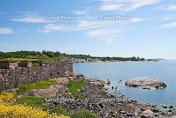 View of Suomenlinna island shore, Finland [IBR125188172]