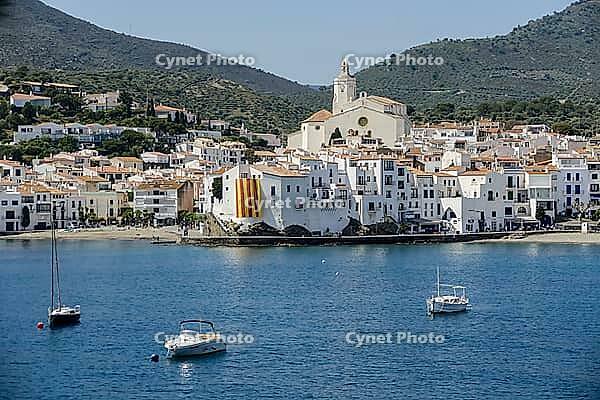 Village Cadaques on Costa Brava Catalonia Spain europe [IBR125188184]