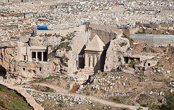 Tomb of Zechariah in Jerusalem, Israel [IBR125188189]