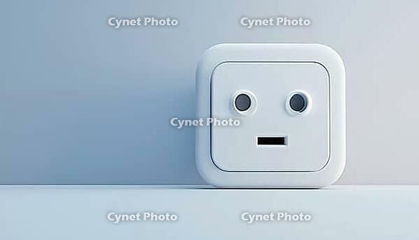 Template For Electronic Stores: Customize Your Website With An Electric Plug And Socket Design Ideal For Electronics Businesses. Perfect For Website Creation, AI generated [IBR125195691]