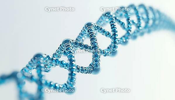 Dna Chromosome: Advancements In Science And Technology For Biomedical, Health, And Chemistry Fields, Presented In A Soothing Light Blue Hue, AI generated [IBR125195702]