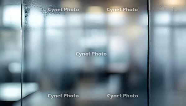 Ideal Frosted Glass Surface With A Blurred Ure: Perfect For Interior Design And Decoration In Office Spaces To Enhance Privacy, AI generated [IBR125195708]