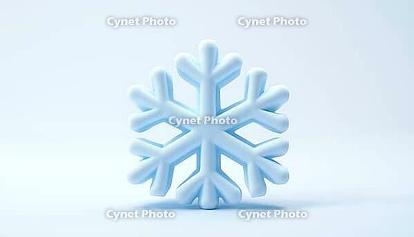 Fresh Frozen Snowflake: Label For A Frozen Product Food Package, AI generated [IBR125195712]