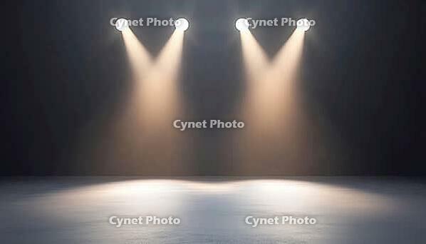 Illuminated By Spotlights: The Spotlight Effect For Stage And Presentation - Enhance Your Performance With Professional Lighting Techniques, AI generated [IBR125195724]