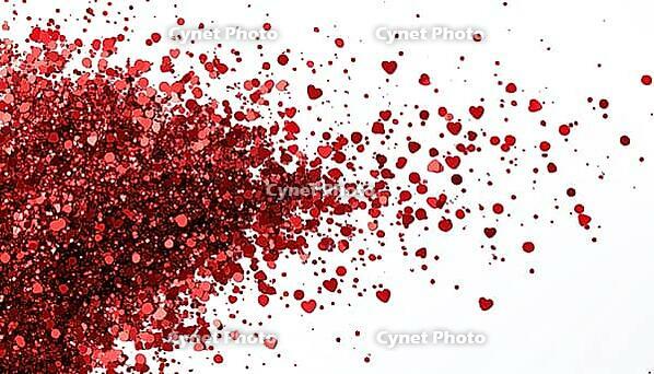 Glittering Magic In Crimson: Sparkling Poster Background Enhanced With Sequins And Shiny Elements, AI generated [IBR125195733]