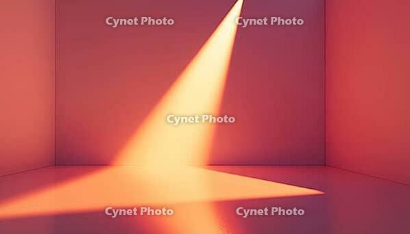 Ethereal Light And Shadow Interplay With Striking Triangle Beam In A Cozy Setting, Perfect For Creative Inspiration And Aesthetics, AI generated [IBR125195735]