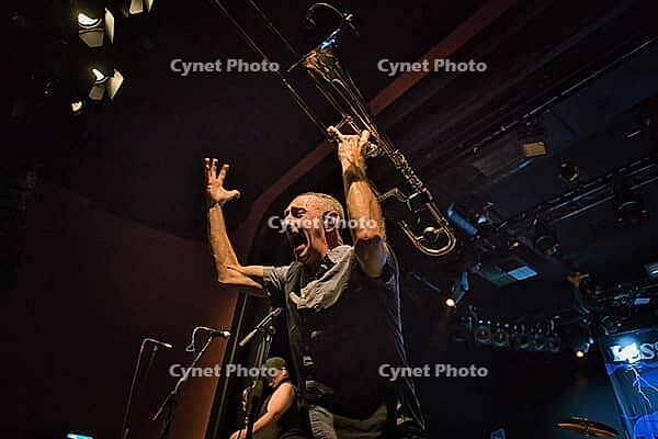 Buddy Schaub, trombone player from Less Than Jake live on Europe Tour 2026 at Berlin's Columbia Theater on 30.07.2026 [IBR113322380]