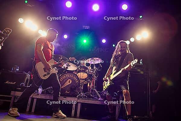 Chris DeMakes, singer of Less Than Jake live on Europe Tour 2026 at Berlin's Columbia Theater on 30.07.2026 [IBR113322409]