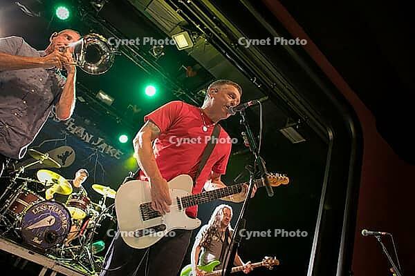 Chris DeMakes, singer of Less Than Jake live on Europe Tour 2026 at Berlin's Columbia Theater on 30.07.2026 [IBR113322412]