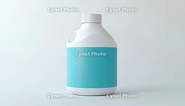 Template For Label Design On Laundry Detergent Box Packaging. Ready-To-Use Design For Advertising Washing Powder. Ideal For Powder Laundry Products, AI generated [IBR125211464]