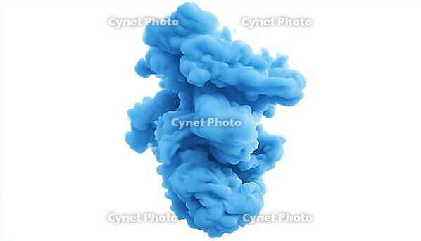 Contemporary Blue Smoke Design Ideal For Cover Designs, Business Cards, Brochures, And Product Displays. Perfect For A Modern Look, AI generated [IBR125211473]