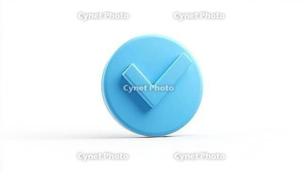 Blue Check Mark Badge For Profile Verification - A Symbol Of Authentication And Credibility On Your Profile To Showcase Your Legitimacy, AI generated [IBR125211490]