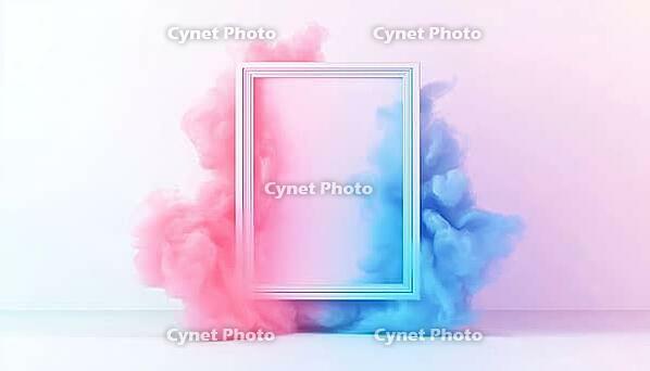 Pastel Fluid Gradient Geometric Shapes: Modern Wallpaper And Poster Designs For Social Media And Home Decor. Eye-Catching And Stylish Prints!, AI generated [IBR125211492]