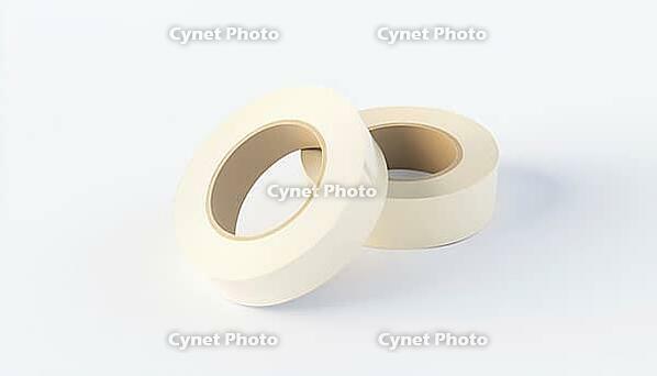 Close Box Paper Masking Tape With Clipping Path For Precise Packaging Needs. Ideal For Sealing Boxes Securely And Cleanly. High Quality Adhesive, AI generated [IBR125211495]