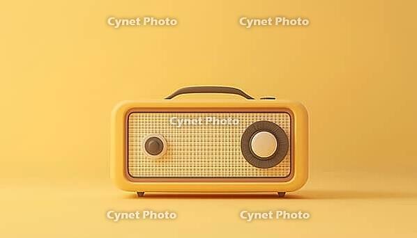 Vintage Radio With A Nostalgic Touch. Wood Grain Texture Enhances The Retro Look Of This Antique Piece Of Technology. Classic Style, AI generated [IBR125211496]