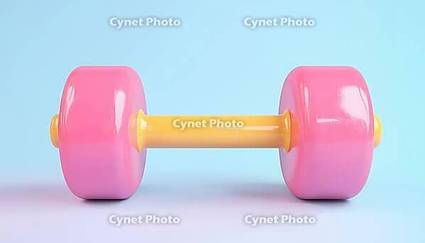 High-Quality Sports Dumbbell For Effective Training Workouts. Essential Gym Equipment For Strength And Endurance Training Purposes. Durable And Practical, AI generated [IBR125211518]