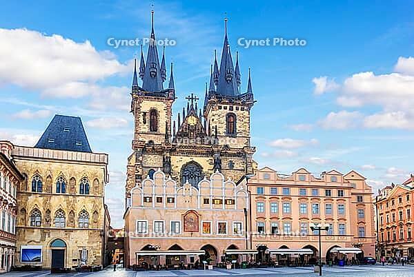 Church of Our Lady before Tyn and the House at the Stone Bell in Prague [IBR125261602]
