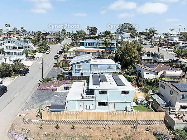 Aerial view of wealthy Encinitas town in San Diego, South California, USA [IBR125280348]