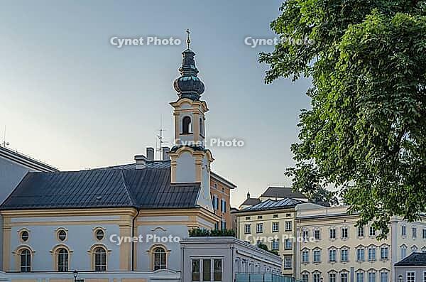 Architecture in the old town of Salzburg, Austria [IBR125280388]
