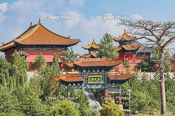 Close up of the North Peak Temple entrance on top of Mt. Heng [IBR125304600]
