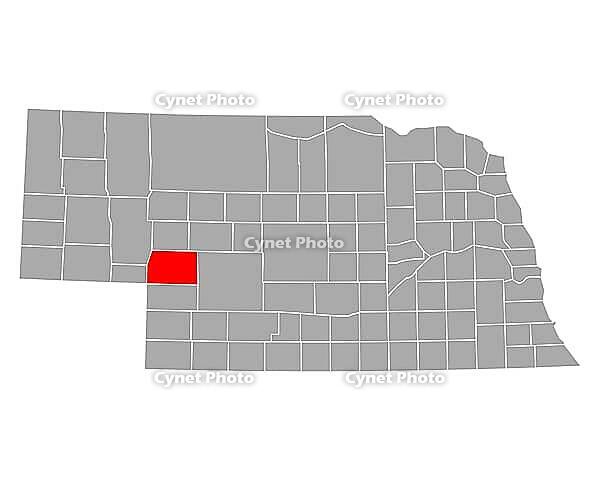 Karte von Keith in Nebraska - Map of Keith in Nebraska [IBR125304628]