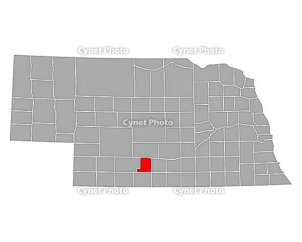 Karte von Gosper in Nebraska - Map of Gosper in Nebraska [IBR125304634]