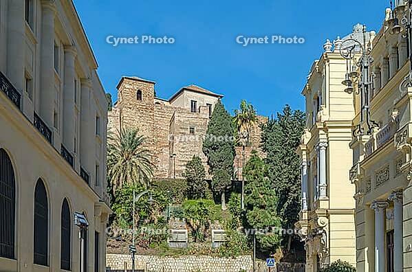 Architecture in the old town of Malaga, Andalusia, southern Spain [IBR125324067]