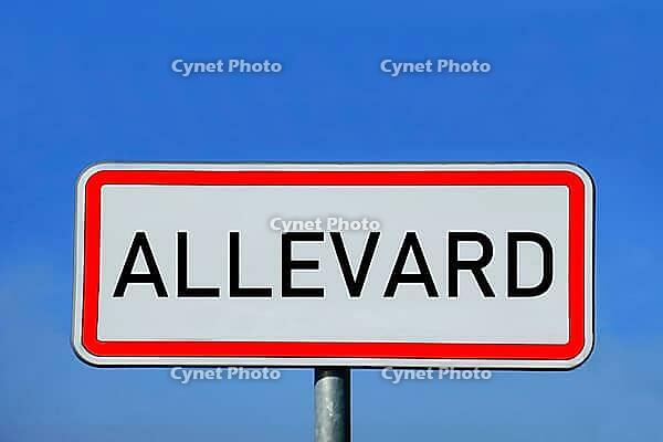 Allevard town sign [IBR125324085]