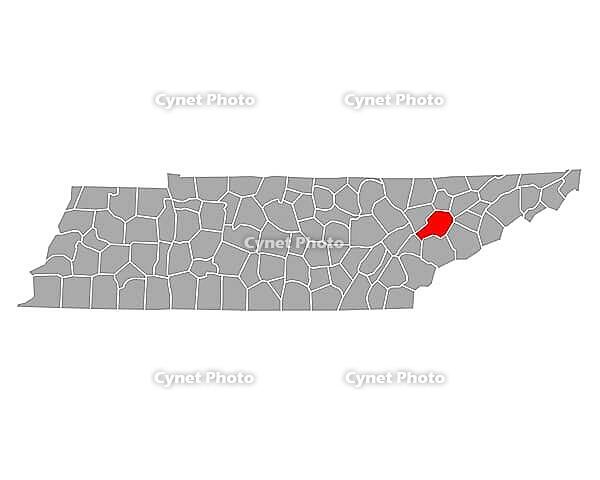 Karte von Knox in Tennessee - Map of Knox in Tennessee [IBR125324105]