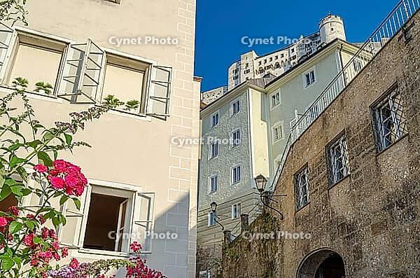 Architecture in the old town of Salzburg, Austria [IBR125324108]