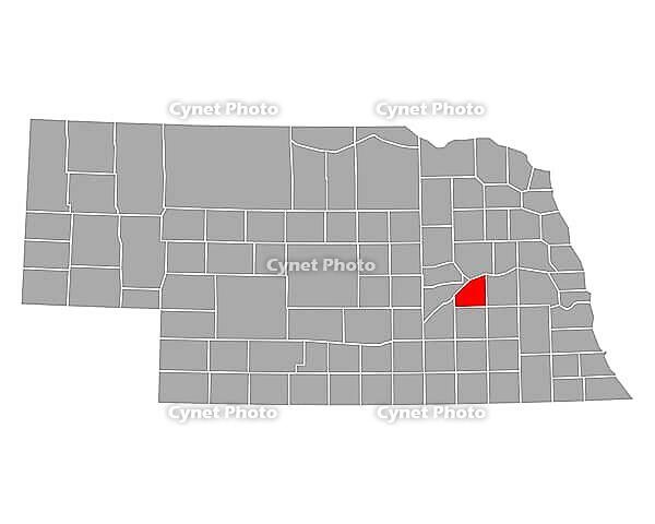 Karte von Polk in Nebraska - Map of Polk in Nebraska [IBR125324132]