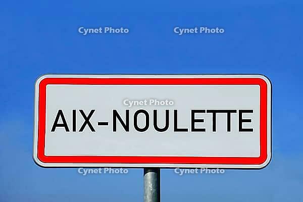 Aix-Noulette town sign [IBR125324141]
