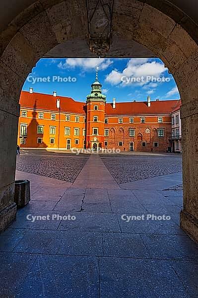 View of the Royal Castle in Warsaw, Poland [IBR125331136]