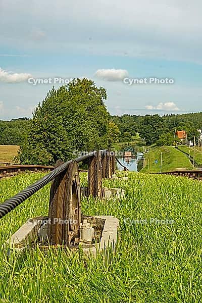 Boatlift on the Oberland Canal in Pochylnia Katy in Poland [IBR125344271]