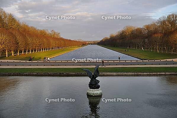 Fontainebleau Castle Pools in France redactional use only [IBR125344298]