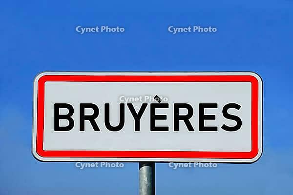 Bruyères town sign [IBR125363550]