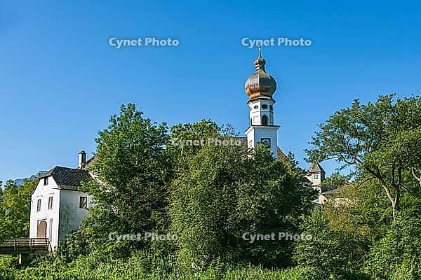 The Idyllic Höglwörth Abbey Is Located close To Anger In Upper Bavaria [IBR125363551]