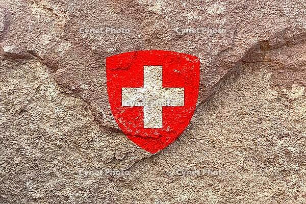 Abstract positive design faithful Swiss politics society culture concept texture [IBR125363585]