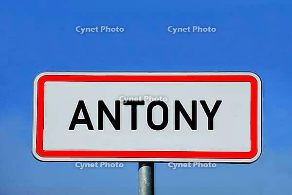 Antony town sign [IBR125363612]
