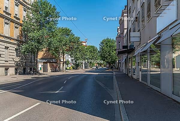 Sunny impression of Augsburg, a university town in the bavarian part of Swabia in southern Germany [IBR125411134]
