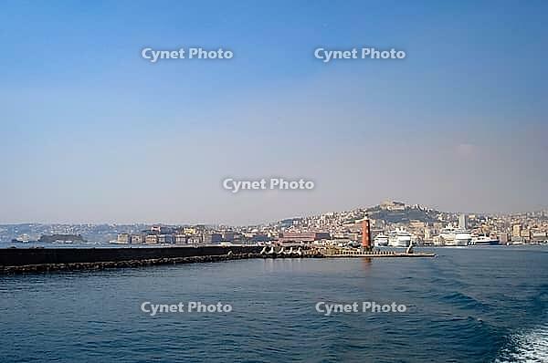 Promenade and lighthouse on the island of Capri. Italy, Capri [IBR125411155]