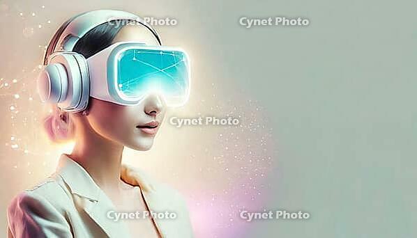 Virtual digital assistant concept, AI generated [IBR125414133]